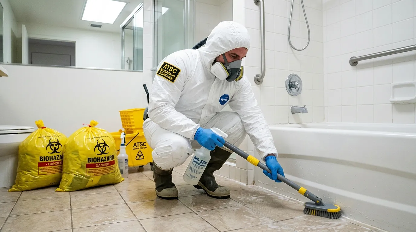 Decontamination equipment deployed for Blood Cleanup in Bixby